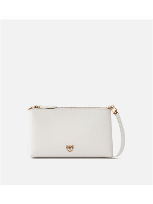 FLAT HORIZONTAL MINI PINKO | 104277.A0F1Z14Q BIANCO SETA-ANT. GOLD